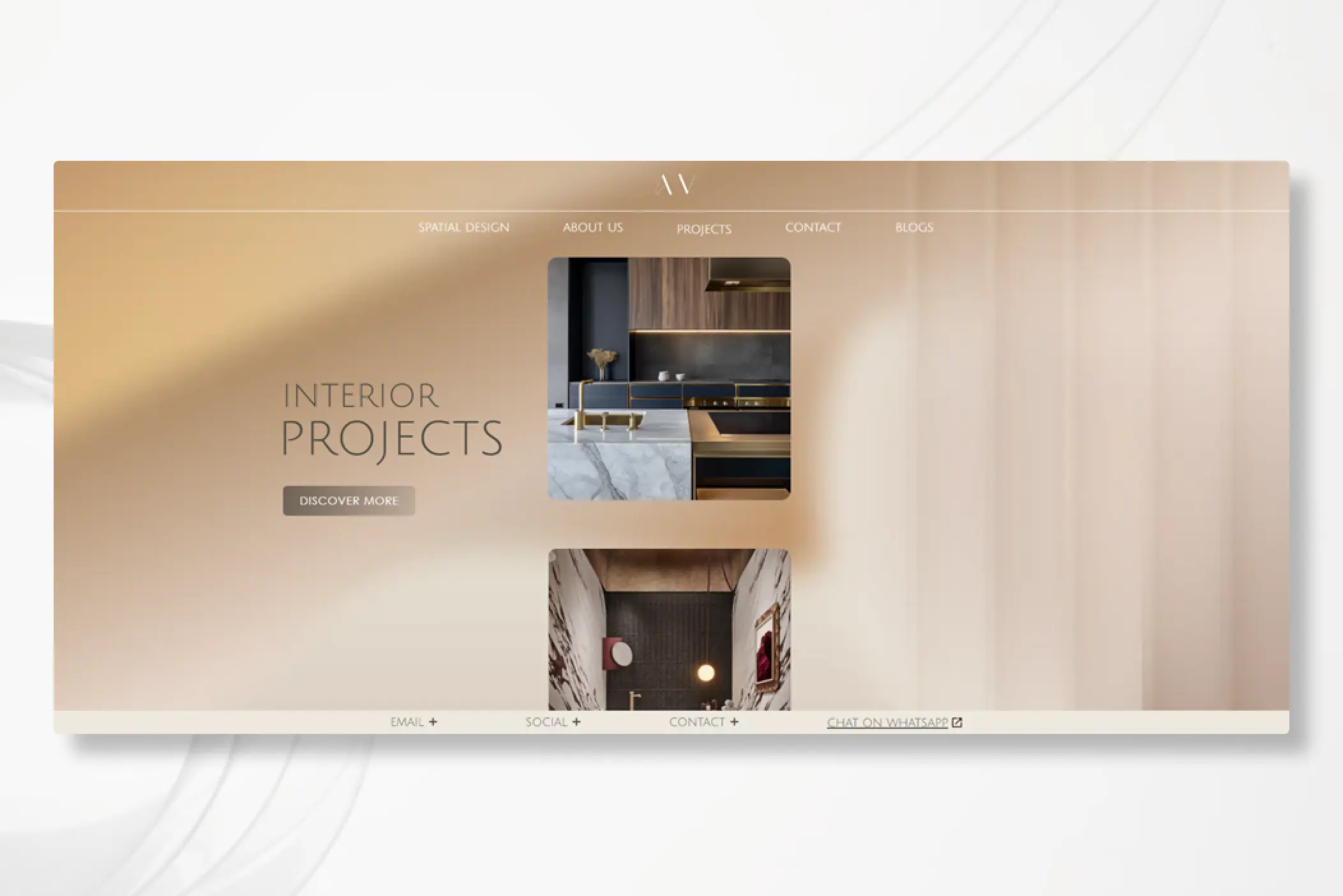 Web Development Project - Portfolio Website for an Interior Decorator