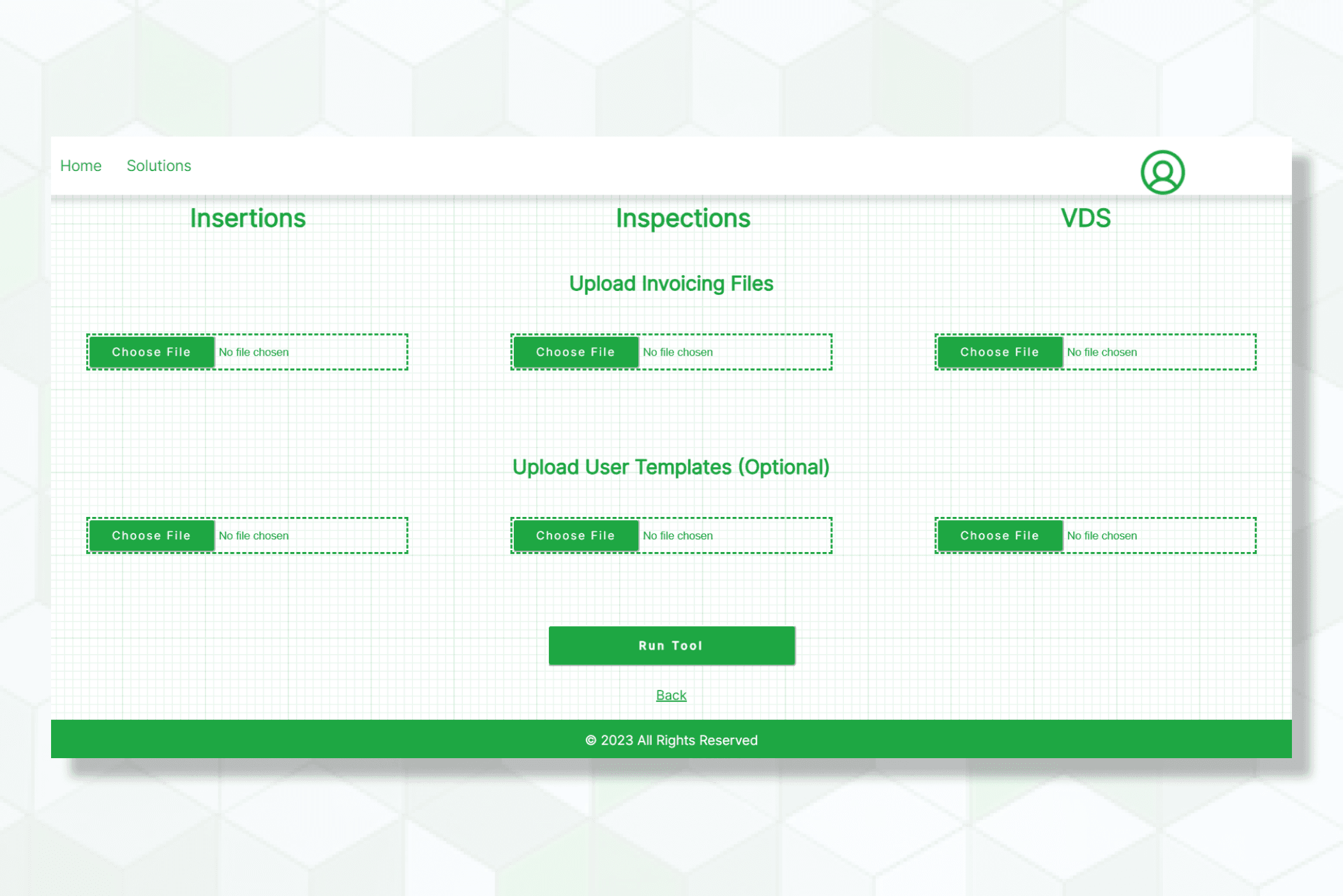 Web Development Project - Invoice Automation Tool